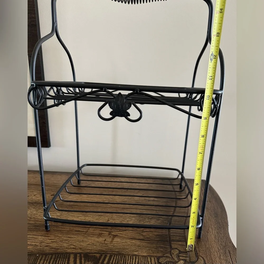 Longaberger Wrought Iron 2 Tier Serving Rack/Stand